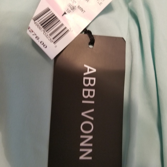 Mint Jersey Formal Illusion Gown from Abbi Vonn - Picture 2 of 7